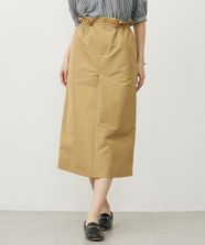 【オンワード】 J.PRESS LADIES L（大きいサイズ）>スカート 【洗える】シャンブレータフタ ナロー スカート キャメル T15 レディース
