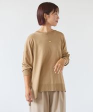 【オンワード】 UNFILO>トップス 【洗える/抗菌防臭】マイビューティニット クルーネック キャメル S レディース