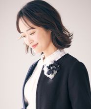 【オンワード】 any SiS>アクセサリー ミニフルール コサージュ ネイビー F レディース