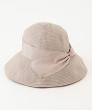 【オンワード】 TOCCA>帽子 【UV95%以上カット・吸水速乾・抗菌防臭・洗える・サイズ調整可】GROSGRAIN RIBON HAT 帽子 ブラウン F レディース