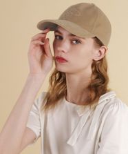 【オンワード】 TOCCA>帽子 【防臭・吸水速乾・UVカット・サイズ調整可・リボン取り外し可】VELVET LOGOCAP キャップ ベージュ F レディース