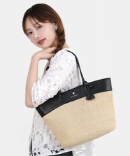 【オンワード】 TOCCA>バッグ 【A4サイズ対応】COLOR of AUBE BASKET かごバッグ ブラック F レディース