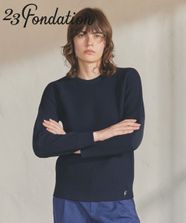 【オンワード】 23区GOLF>トップス 【23Fondation/WOMEN】ワッフル ニット ネイビー 1 レディース