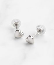 【オンワード】 TOCCA>アクセサリー 【WEB限定】WITH HEART MINI PIERCED EARRINGS プラチナ ピアス シルバー F レディース