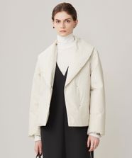 【オンワード】 ICB L（大きいサイズ）>ジャケット/アウター 【CLASSY.1月号掲載】ADSダウン ショートコート トープ 46 レディース