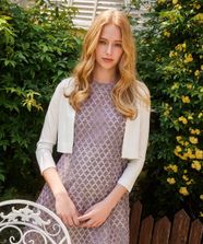 【オンワード】 TOCCA>トップス 【洗える・接触冷感・UVカット】AIRLY WINGS BOLERO ボレロ シルバー S レディース