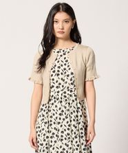 【オンワード】 TOCCA>トップス 【洗える】HALF SLEEVE AJISAI 半袖カーディガン ベージュ M レディース