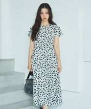 【オンワード】 TOCCA>ワンピース 【洗える・吸水速乾・消臭】LITTLE TULIP ドレス アイボリー 2 レディース