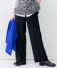 【オンワード】 23区 L（大きいサイズ）>パンツ ウールミルドジャージー セミワイド パンツ ブラック 46 レディース