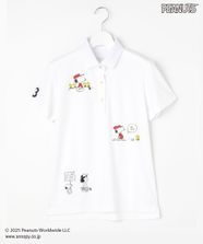 【オンワード】 23区GOLF>トップス 【WOMEN】『PEANUTS』コラボプリントポロ ホワイト 2 レディース