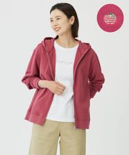 【オンワード】 J.PRESS LADIES L（大きいサイズ）>トップス 【完全受注生産】URAKEカスタマイズ パーカー ビッグアップル×ピンク T13 レディース