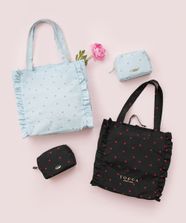 【オンワード】 TOCCA>バッグ 【撥水】DANCIMG LOVE FRILL SUBBAG サブバッグ ブラック F レディース