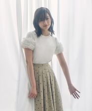 【オンワード】 TOCCA>トップス 【星風まどかコラボ】【洗える・UVカット】DOT GARLAND Tシャツ アイボリー M レディース