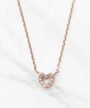【オンワード】 TOCCA>アクセサリー 【WEB限定】IN YOUR HEART NECKLACE K10 ダイヤモンド ネックレス ピンクゴールド F レディース