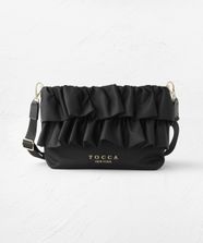 【オンワード】 TOCCA>バッグ FRILL POCHETTE ポシェット ブラック F レディース