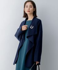【オンワード】 組曲>トップス 【軽羽織】ショールカラー カーディガン ネイビー F レディース