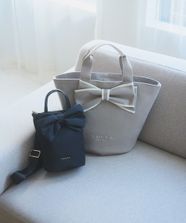 【オンワード】 TOCCA>バッグ RIBBON KNOT CANVASTOTE キャンバストート ベージュ F レディース