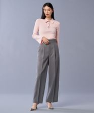 【オンワード】 uncrave>パンツ 【手洗い可】グラシエウォーム ストレート パンツ（uncrave STANDARD） チャコール 00 レディース