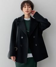 【オンワード】 23区>ジャケット/アウター 【滝沢眞規子さん着用】MANTECOPureリバー Pコート ブラック 40 レディース