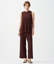 【オンワード】 uncrave>パンツ シースルーケーブルニット パンツ ブラウン F レディース