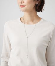 【オンワード】 J.PRESS LADIES>アクセサリー ２wayビジューラリエット ネックレス シルバー F レディース