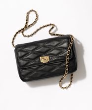 【オンワード】 23区>バッグ 【Oggi10月号掲載】キルティング ショルダーバッグ ブラック F レディース