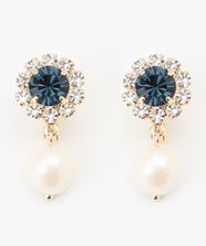 【オンワード】 TOCCA>アクセサリー BIJOUX PEARL EARRINGS イヤリング ネイビー F レディース