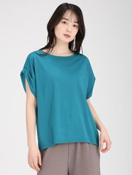 【fifth/フィフス】【接触冷感】袖口折り返しデザインTシャツ