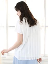 【fifth/フィフス】バックプリーツスキッパーブラウス