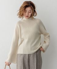 【オンワード】 23区>トップス 【洗える】ラメウール ハイネック ニット アイボリー 38 レディース