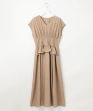 【オンワード】 23区>ワンピース 【GOLD LABEL】ナチュラルシャンブレー ワンピース ベージュ 38 レディース