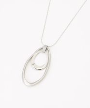 【オンワード】 any FAM>アクセサリー ワントップフープネックレス シルバー F レディース