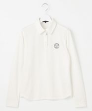 【オンワード】 23区GOLF>トップス 【WOMEN】長袖ポロシャツ ホワイト 1 レディース