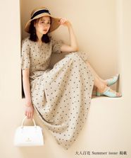 【オンワード】 TOCCA>ワンピース 【星風まどかコラボ・大好評につき追加生産！】IN MY HEART ドレス ブラウン 6 レディース