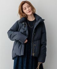 【オンワード】 23区 L（大きいサイズ）>ジャケット/アウター 【撥水加工】TWツイル ショート ダウンコート グレー 46 レディース