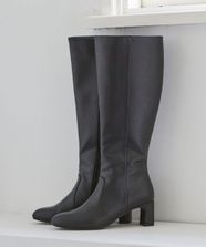 【オンワード】 any SiS>シューズ ノーブルレディロング ブーツ ブラック 24.0 レディース