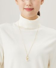 【オンワード】 J.PRESS LADIES>アクセサリー リングパール ワントップ ネックレス ゴールド F レディース