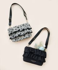 【オンワード】 TOCCA>バッグ FRILL POCHETTE ポシェット ブラック F レディース