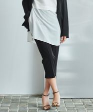 【オンワード】 ICB>パンツ 【洗える】トリアセドライストレッチ クロップドパンツ ブラック 2 レディース