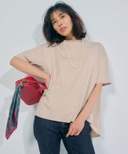【オンワード】 23区 S（小さいサイズ）>トップス 【洗える】ALBINIジャージー バックフレア Tシャツ ベージュ 32 レディース