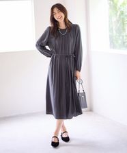 【オンワード】 any FAM>ワンピース ギャザーワンピース チャコール F レディース