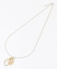 【オンワード】 23区>アクセサリー トリプル リング ネックレス シルバー F レディース