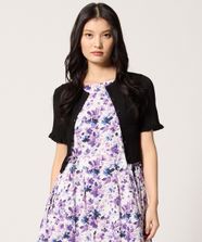 【オンワード】 TOCCA>トップス 【洗える】HALF SLEEVE AJISAI 半袖カーディガン ブラック M レディース