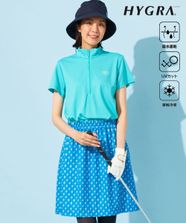 【オンワード】 23区GOLF>ワンピース 【WOMEN】【接触冷感・UVケア・吸水速乾】アイス柄 切替ワンピース サックスブルー SM レディース