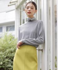 【オンワード】 J.PRESS LADIES>トップス 【洗える】PRINCE ハイネック ニット トップグレー M レディース