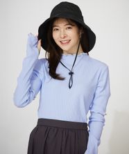 【オンワード】 any SiS>帽子 【UVカット・洗える】シャインカット ハット ブラック 2 レディース