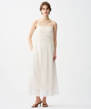 【オンワード】 uncrave>ワンピース ジオメトリックレース キャミソールワンピース オフ F レディース