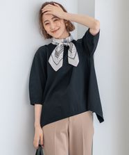 【オンワード】 23区>トップス 【ご好評につきカラー追加/洗える】ヴィスコースストレッチ バックデザイン ニット ブラック 40 レディース