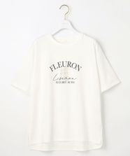 【オンワード】 any SiS S（小さいサイズ）>トップス 【洗える】ロゴ刺繍 Tシャツ オフフラワー 0 レディース