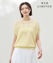 【オンワード】 J.PRESS LADIES L（大きいサイズ）>トップス 【WEB限定カラーあり・洗える】Vis/Peスパーク ストライプ ニット 【WEB限定カラー】イエロー T13 レディース